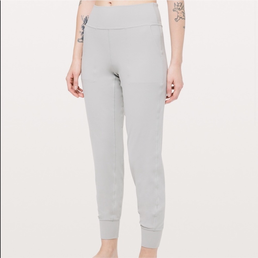 Grey Lulu Align Joggers
